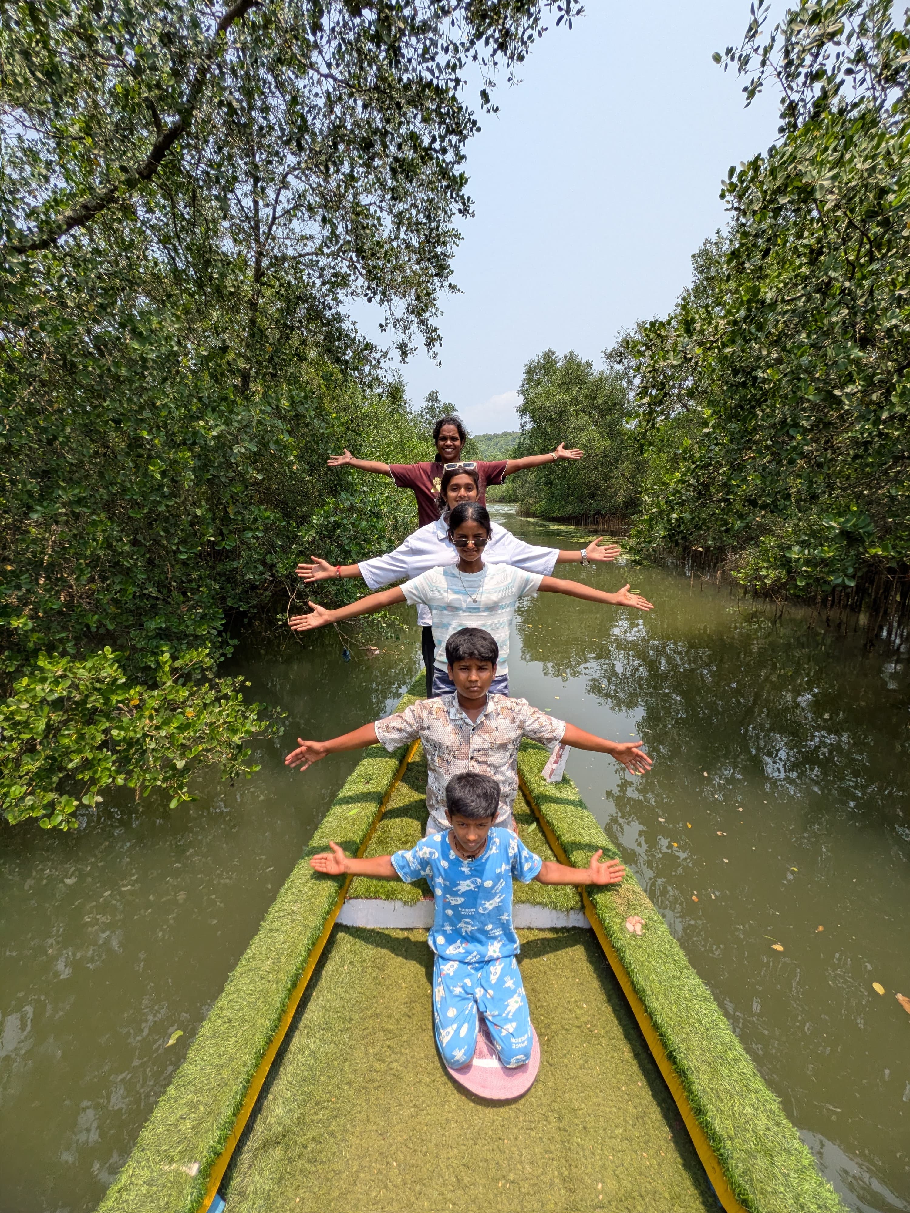 Mangrove boating Honnavar green tunnel Sharavathi backwaters kayaking experience