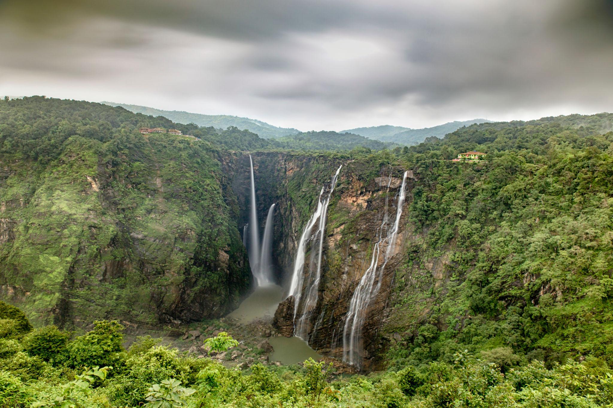 Jog Falls waterfall near Honnavar Karnataka close to Gokarna