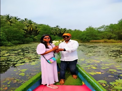 Lotus Point Honnavar boat ride near Gokarna