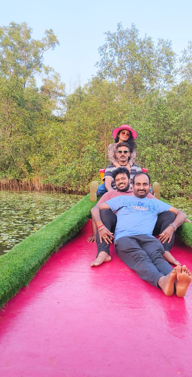 Deep mangrove tunnels boat safari Honnavar near Gokarna