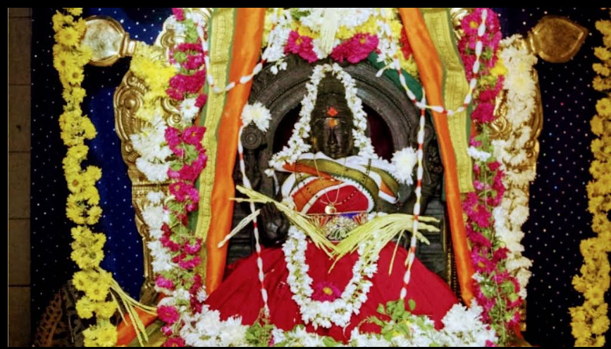 Historic Shri Durgamba Devi Temple on the banks of Sharavati river