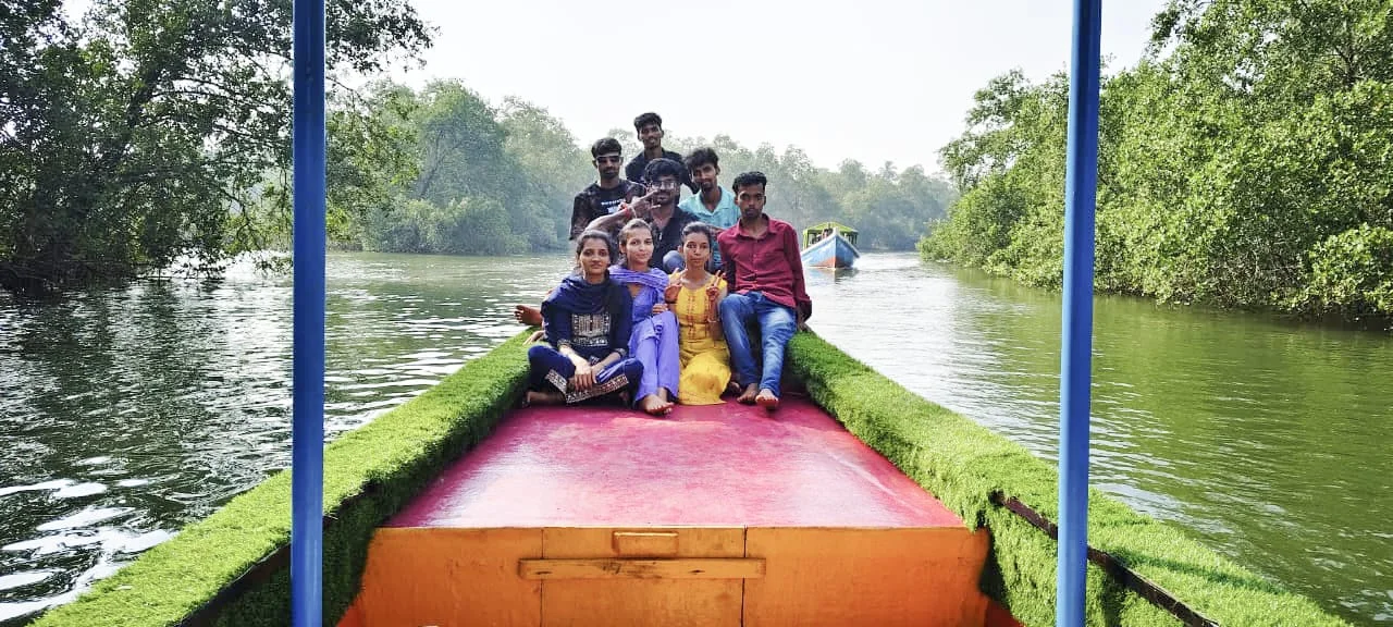 Private boat ride in Honnavar backwaters Karnataka