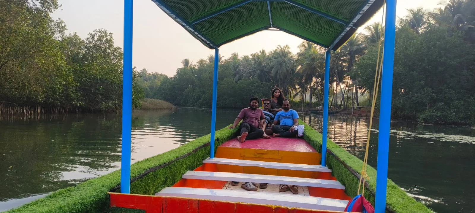 Sharavati river backwater boating in Honnavar Karnataka