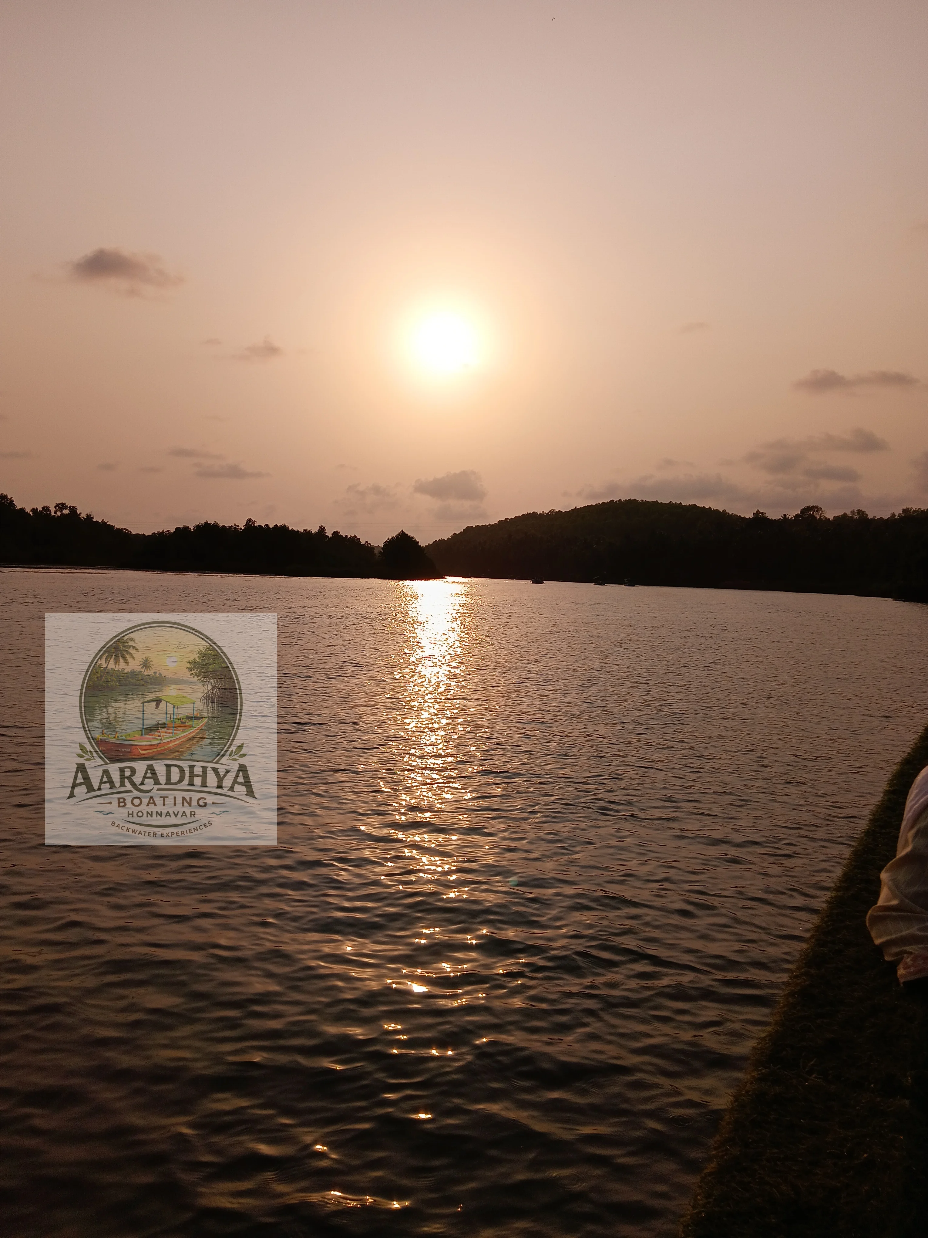 Sunset backwaters of Honnavar Karnataka boat ride