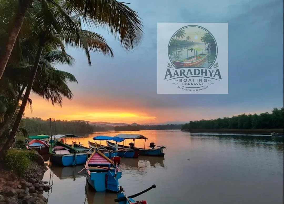 Sunset boating experience in Honnavar backwaters